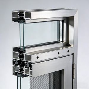 Perfil de Janela de Alumínio Personalizado OEM Estrutura Extrudada Sistema de Construção Arquitetônica Habitação de Janela Durável Perfis de Alumínio Personalizados - Product Image 1