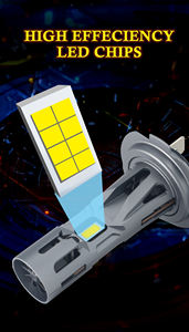 GOODZOOM Hb3 9005 Phares <span class=keywords><strong>LED</strong></span> Haute Puissance H7 Ampoule de Phare <span class=keywords><strong>LED</strong></span> Super Lumineuse <span class=keywords><strong>pour</strong></span> Voiture 9005 9006 H4 Lampe <span class=keywords><strong>LED</strong></span> Canbus Sans Erreur - Product Image 5