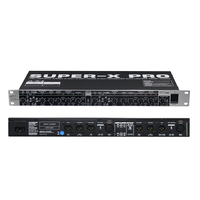 CX3400 Crossover Professionnel pour Caisson de Basses Haute Précision Diviseur de Fréquences 2/3/4 Voies Limiteur Accessoire Pro pour Enregistrement en Studio