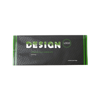 Empaquetado de barra de chocolate con diseño de seta con bandeja de molde de grado alimenticio reutilizable y envoltorios de lámina de chocolate