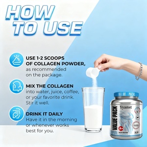 Private Label Hydrolyzed Collagen Peptides Powder With Keto <b>Protein</b> Reduce Wrinkles Strengthens Hair Powder - Product Image 4