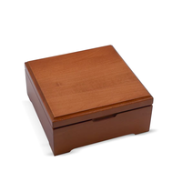 Boîte à bijoux en bois de rose moderne, écologique et luxueuse, personnalisée, avec miroir en verre, pour les cadeaux de mariage des couples