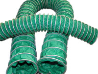 Conduit de ventilation en tissu à trois épreuves télescopique sans restriction écologique connecteur de conduit de ventilateur à connexion souple Flexible