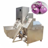 Automatische uienschil- en wortelsnijmachine China levering fruit- en groenteschilmachines