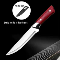 Couteau de boucher en acier inoxydable, couteau à désosser, couteau à découper, couteau de cuisine utilitaire, couteau de chef pour la cuisine