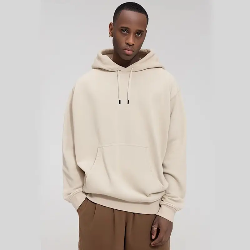 LORISOW Wholesale screen printing slim fit hoodies custom basic hoodie cotton streetwear fleece hoodie