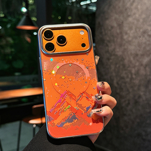 Coque de téléphone magnétique antichoc à motif unique Laser Star <span class=keywords><strong>River</strong></span> Mountain pour iPhone 17 16 <span class=keywords><strong>Pro</strong></span> <span class=keywords><strong>Max</strong></span>, compatible avec la recharge sans fil, pour 17 <span class=keywords><strong>Pro</strong></span> - Product Image 3