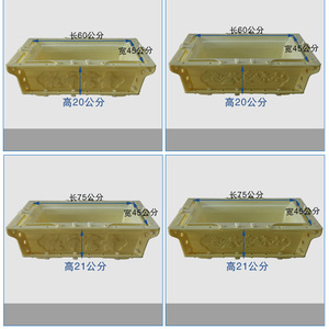 प्लास्टिक बोन्साई संयंत्र Molds सिलिकॉन Potting सीमेंट बैरल Plante बर्तन मोल्ड प्लास्टिक मोल्ड - Product Image 5