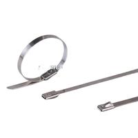 Haitai Großhandel Fabrik preis Kabelbinder 4x100mm Self Lock Metall Reiß verschluss Ss 304 Kabelbinder Edelstahl