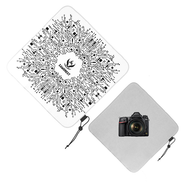 Anti-scratch Lens Wrap Cloth Microfiber Magic Self-Adhesive Cloth Protective Camera Wrapper