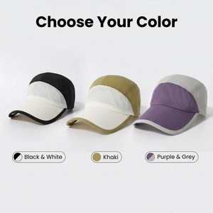 Gorra de Béisbol Deportiva de 6 Paneles, Ajustable, Transpirable, de Secado Rápido, Impermeable, <span class=keywords><strong>para</strong></span> Verano, <span class=keywords><strong>para</strong></span> Correr, Escalar, Hacer Senderismo y <span class=keywords><strong>Trekking</strong></span> - Product Image 3