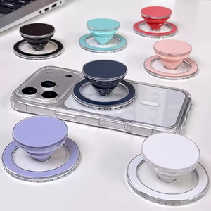 Strong Magnetic Pop Socket Phone Holder Adjustable Kickstand Portable Anti-slip Phone Grip <b>Stand</b> Compatible - Product Image 1