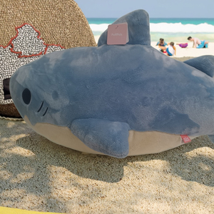 Fluffnest GIL SHARK Peluche de 30 Pulgadas, Mega Personalizado, Relleno de Algodón PP, Juguete de Peluche de Animal de Dibujos Animados, Alivio del Estrés, Regalos para Niños, Fiesta - Product Image 3