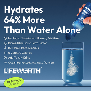 LIFEWORTH Pure Electrolyte Mineral Drops - 40 порций, концентрат без вкусовых добавок, без сахара, для ежедневного увлажнения организма - Product Image 2