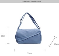 Sac de sport décontracté en toile grande capacité pour l'extérieur, léger, élégant et personnalisable, idéal pour le voyage et le fitness