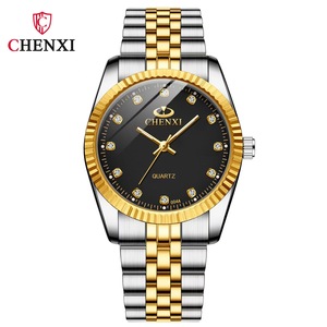 CHENXI 004 Reloj de Lujo para Pareja de Negocios en Aleación de Oro para Hombre y Mujer, Regalo Clásico Resistente al Agua - Product Image 2