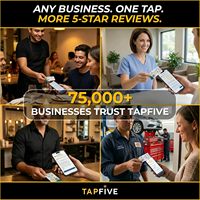 Soporte de acrílico personalizado para tarjetas de reseñas de Google con NFC, expositor de mesa para reseñas para restaurantes, cafeterías, salones, hoteles y comercios.