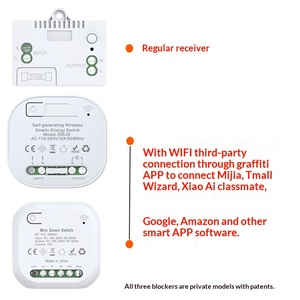 Mijia Graffiti Intelligent Wireless Switch Remote <strong>Control</strong> Dual <strong>Control</strong> Wiring-Free Self-Generating Random Sticker ZigBee IP44 <strong>PC</strong> - Product Image 3