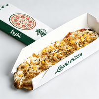 Boîtes jetables pour tranches de pizza, emballages alimentaires en gros, boîtes à emporter en papier pour pizza, boîtes d'emballage en papier pour pâtisseries et crêpes