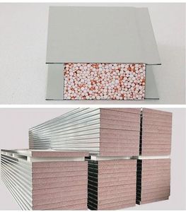 Panneau thermique métallique léger au design moderne pour l'isolation des murs extérieurs des maisons modulaires préfabriquées, utilisation en chambre froide et entrepôt - Product Image 5