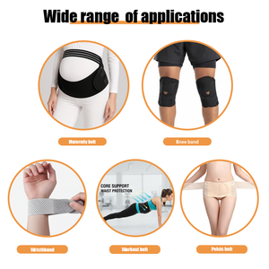 Ceinture de soutien abdominale en maille respirante à motif géométrique en polyester, bande de ventre, ceinture de taille, sangle - Product Image 5