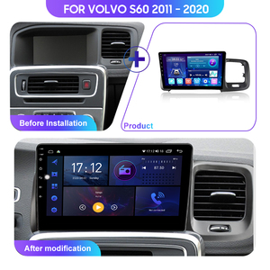 Pour 2011-2019 cadre Volvo S60 9 pouces <span class=keywords><strong>QLED</strong></span> écran 2DIN stéréo GPS navigation Android lecteur de voiture autoradio autoradio - Product Image 4