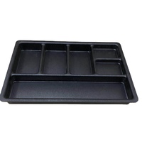 Tiroir à crayons en plastique ABS personnalisé écologique, insert de tiroir de meuble moulé par injection HDPE/PP, thermoformé