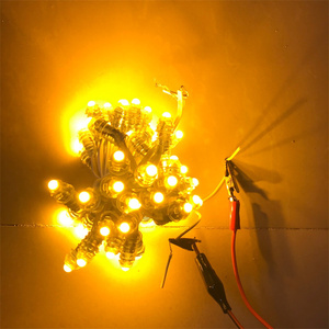 Ws2811 12V Điện trở <span class=keywords><strong>Bullet</strong></span> Pixels với màu đen 18 Gauge dây 4inch ngoài với xconnect kết thúc trong chuỗi của 50 pixels - Product Image 2