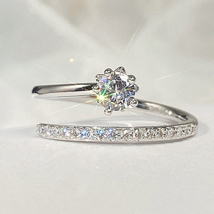 Anello da Donna a Doppio Strato Aperto e Regolabile, Gioiello Minimalista alla Moda - Product Image 2