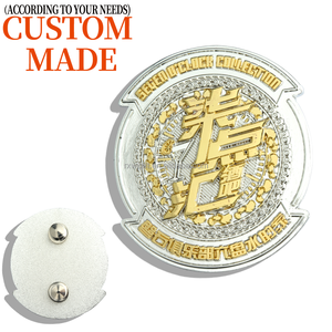 Distintivo in metallo con Logo personalizzato e Design gratuito in stile moderno in lega di zinco Souvenir in metallo artigianale con tecnica di fusione in metallo distintivi - Product Image 6