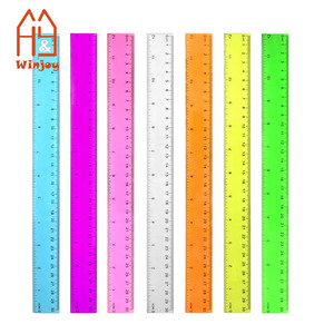 Righelli flessibili in plastica trasparente di colore lungo 30cm-<span class=keywords><strong>righello</strong></span> con pollici, centimetri e millimetri per bambini e insegnanti - Product Image 5