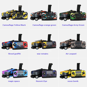 Autocollant en PVC coloré HOSHI pour drone <span class=keywords><strong>SJRC</strong></span> F11 / <span class=keywords><strong>F11S</strong></span> 4K Pro, ensemble complet de décalcomanies pour télécommande, film de camouflage, skins de protection pour drone - Product Image 2