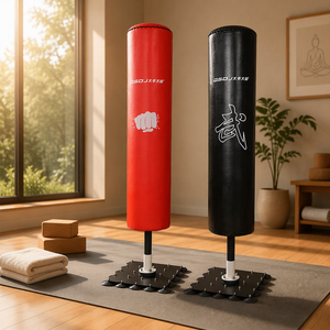 กระสอบทรายหนัง PU แบบกำหนดเองได้สำหรับชกมวย ตั้งพื้นได้ ใช้เตะได้ - Product Image 6