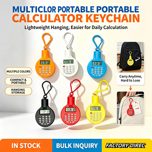 Llavero con Calculadora Portátil, Pantalla LCD, Multifuncional, Calendario, Funciona con Batería, Mini Dispositivo de Plástico - Product Image 5