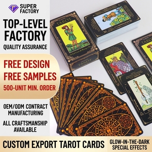 Cartes de Tarot Rider-Waite pour <span class=keywords><strong>d</strong></span>ébutants en gros, personnalisées, format <span class=keywords><strong>poker</strong></span>, jeu de société, jeu de tarot <span class=keywords><strong>d</strong></span>'introduction, fabrication en usine - Product Image 3