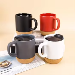 Ventes en gros de tasses à lait portables de style nouveau, de haute qualité, design classique, tasses en céramique de couleur avec logo, Chine - Product Image 6