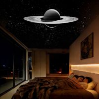 Lámpara Nocturna Infantil con Proyector de Estrellas, Diseño Moderno, Control Táctil, LED, Recargable por USB, Decoración para el Hogar, Fiestas y Festivales