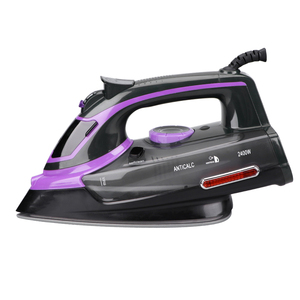 Fer à vapeur électrique professionnel 2400W pour vêtements avec semelle antiadhésive et fonction autonettoyante R.1293 - Product Image 2