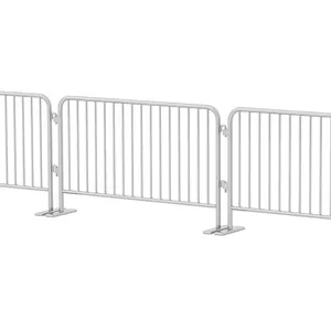 High Quality Barriers Temporary Barricades Pedestrian Steel Barricade Crowd Control Barriers Safety Barricade for Sale