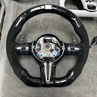 Volant de voiture en fibre de carbone et suède LED, prix de gros d'usine, m Performance pour BMW F10 F20 F30 E90 F22