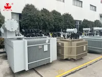 Transformateur de distribution toroïdal immergé dans l'huile triphasé YAWEI 11kV 400kVA 400V haute efficacité
