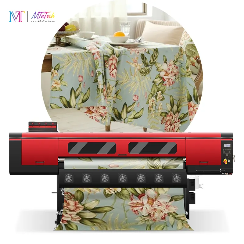 Mesin Cetak Sublimasi Format Besar MT Pencetak Sublimasi Pewarna Lebar Transfer Kain Tekstil Printer Inkjet