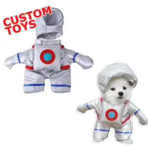 Дизайнерские милые модные костюмы-трансформеры для домашних животных с астронавтом, одежда для кошек и собак на Хэллоуин, толстовка