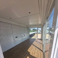 Cabine Apple portable, préfabriquée, structure en acier, luxueuse, modulaire, mobile, pour bureau à domicile, mini-maison pour usage hôtelier