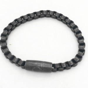 yunnique Unisex <b>Titanium</b> Steel <b>Chain</b> Bracelet Geometric Design Gift Jewelry Ready To Ship - Product Image 1
