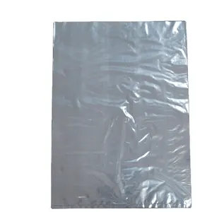 Sacs en plastique transparents biodégradables OEM, poly plats pour vêtements, vente en gros