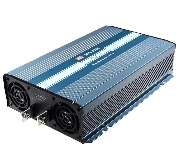 Inversor de corriente para coche doméstico Mean Well de 2200W de onda sinusoidal pura de CC a CA