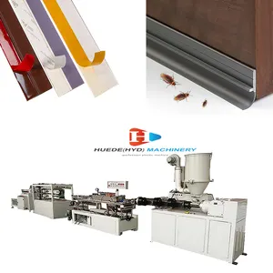 Self Adhesive PVC Composites Co-extrusion Extruded Sealing Strip extruder making machine Door bottom tape extruder