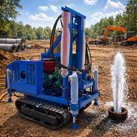 Foreuse de puits d'eau 200M à utilisation facile, machine de forage de puits, fabrication OEM ODM pour la construction de puits extérieurs