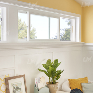 Ventanas Corredizas de Doble Vidrio para <span class=keywords><strong>Casa</strong></span>, Fabricadas en China, Ventanas de Aluminio Resistentes a Huracanes, Ventanas de Seguridad con Vidrio de Impacto - Product Image 4
